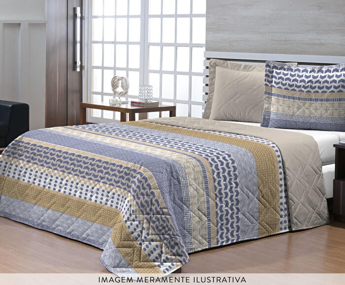 Jogo de Cobre-Leito Innovare Jamie Percal 180 Fios - image 1