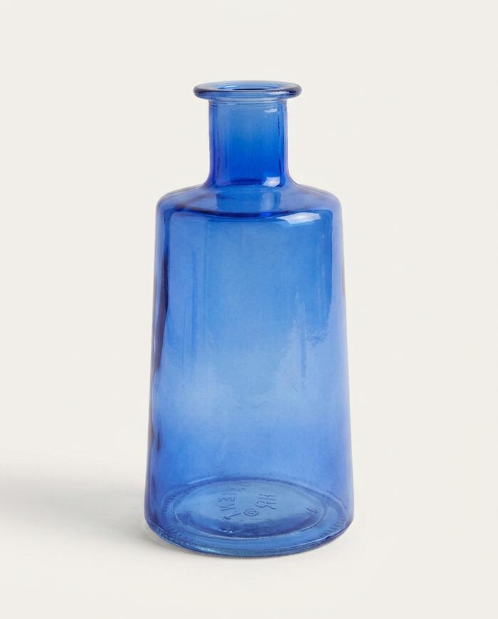 Vaso Decorativo Raffin&eacute; Azul image number 3