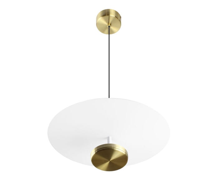 Pendente Led Slice Dourado Escovado Bivolt - image 0
