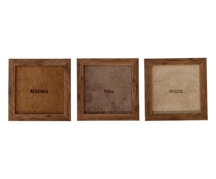 Jogo de Quadros Trio "Alegria, Vida e Sorte" - image 0