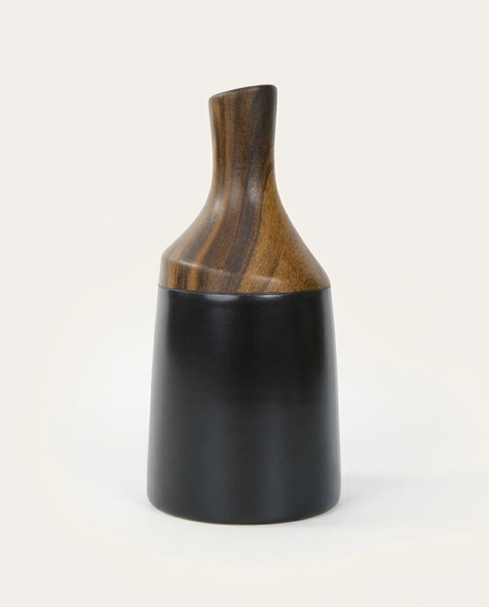 Vaso Garrafa em Madeira Dolamita II - image 0