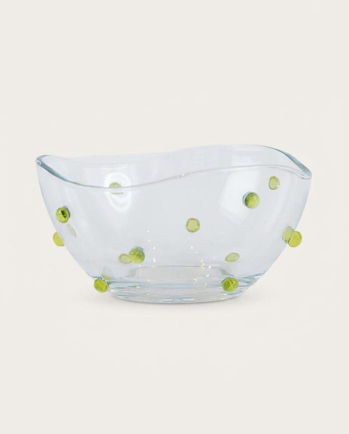 Bowl Mini de Vidro com Gemas Lim&atilde;o image number 4