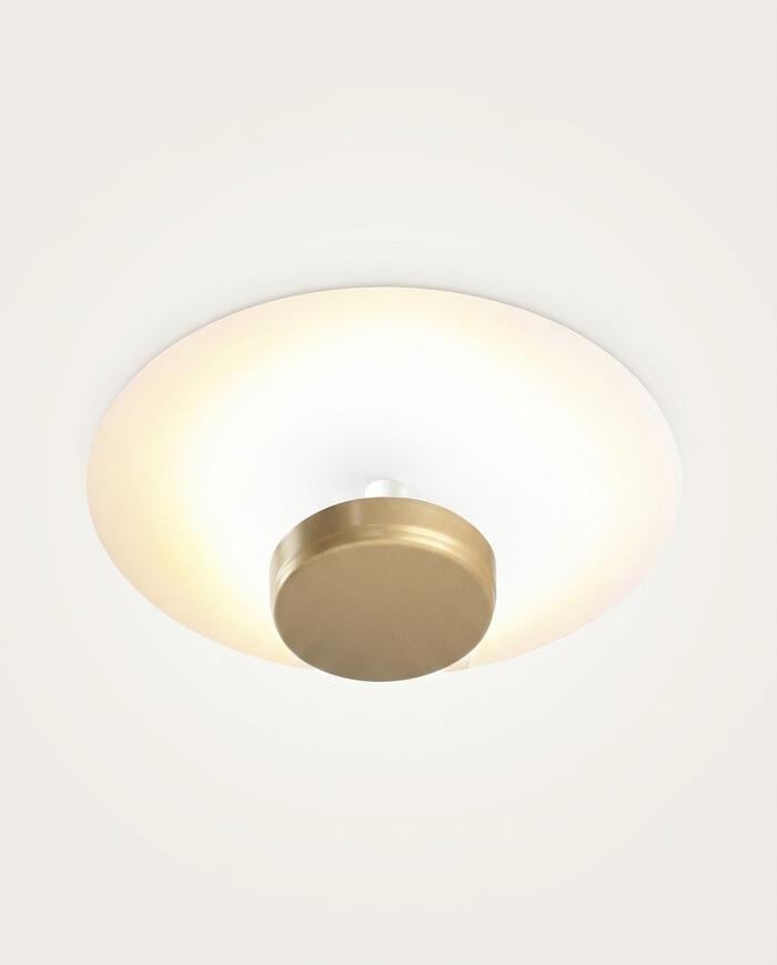 Plafon de Sobrepor Slice Dourado Ono Bivolt - G image number 0