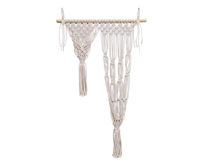 Wall Hanger em Macram&ecirc; Winter Off White - image 0