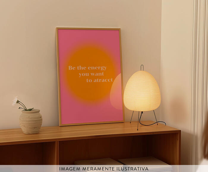 Quadro Energy com Moldura em Madeira image number 2