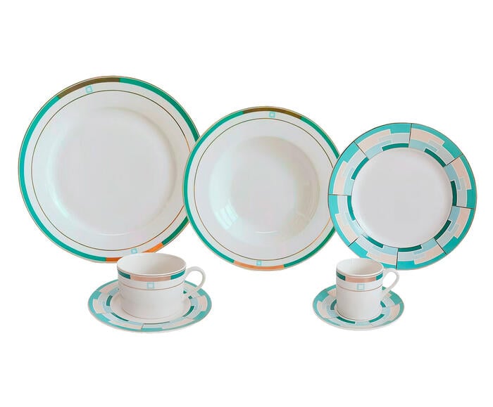 Aparelho de Jantar em Porcelana Frattale China - image 0