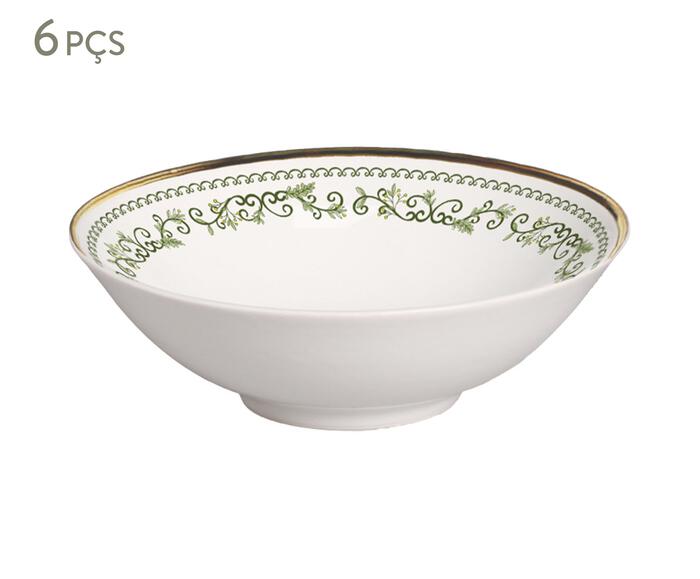 Jogo de Bowls Christmas com Filete Dourado - image 0