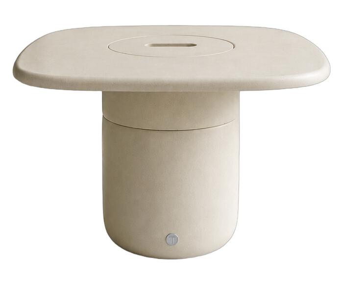 Mesa de Centro Alta com Lareira Rocha - image 0