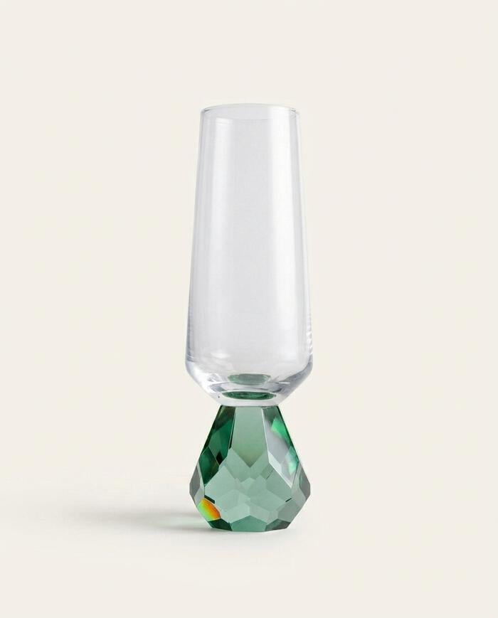Ta&ccedil;a para Champanhe Cristalle Verde - image 0