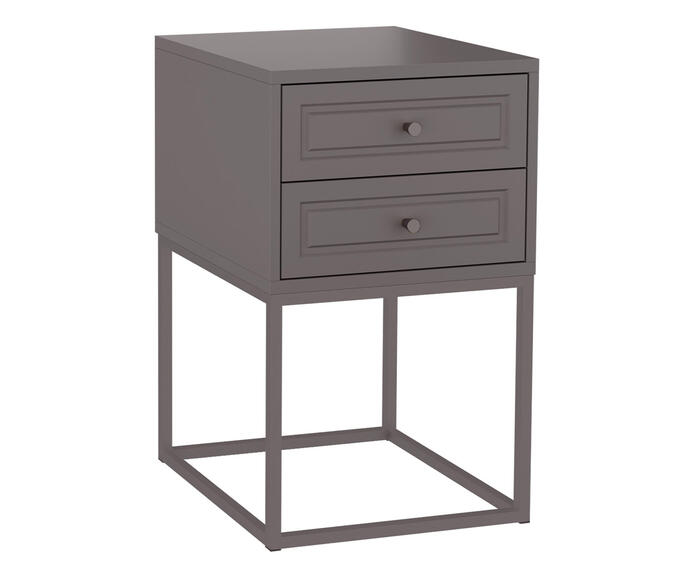 Mesa de Cabeceira Bonn Cinza - image 0