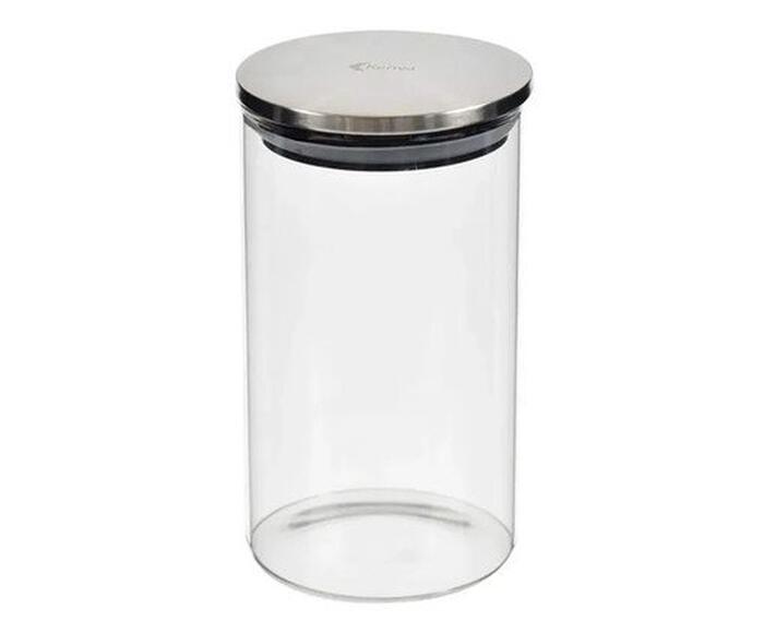 Pote de Vidro e Inox Kenya - image 0