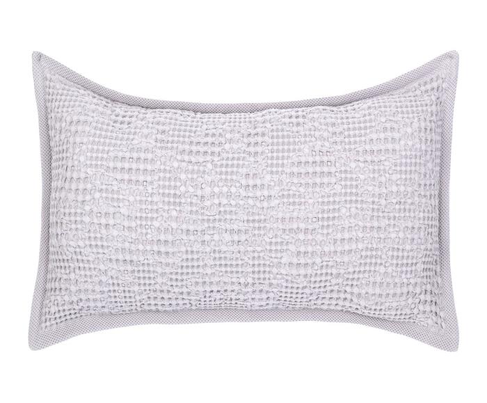 Porta-Travesseiro Jacquard Favo Cinza Gris - image 0