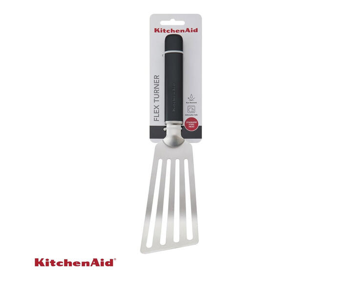 Esp&aacute;tula Perfurada em A&ccedil;o Inox Kitchenaid Preta image number 6