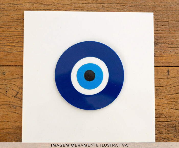 Placa Decorativa em Acr&iacute;lico "Olho Grego" - image 1