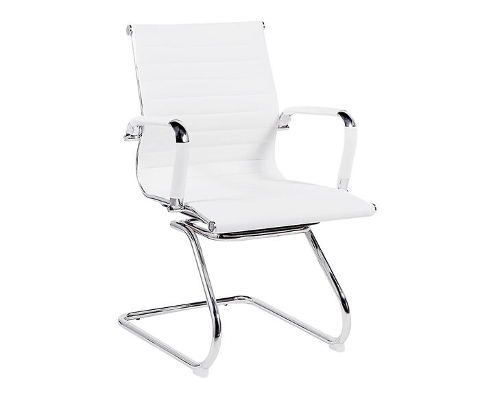 Cadeira Fixa Office Eames Esteirinha Branca - image 0