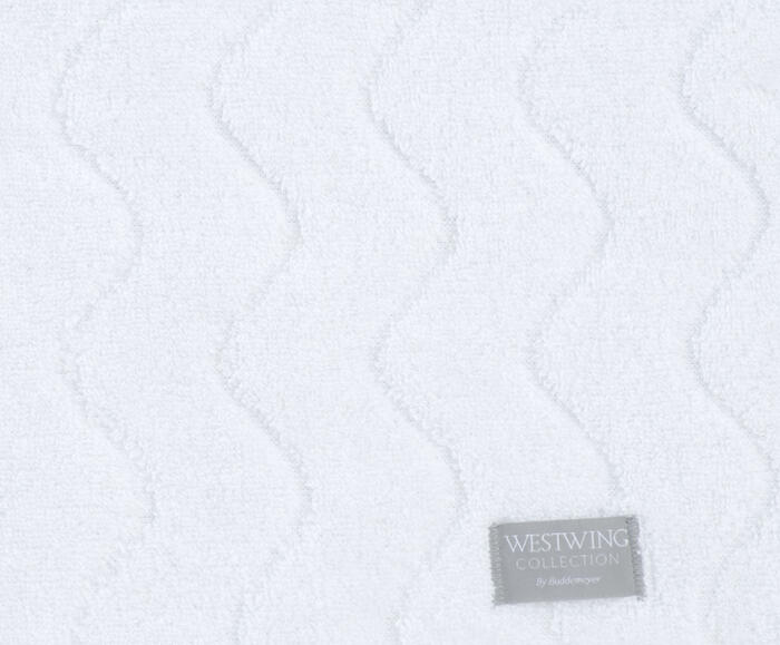 Toalha de Rosto Ondas Air Branco - image 1