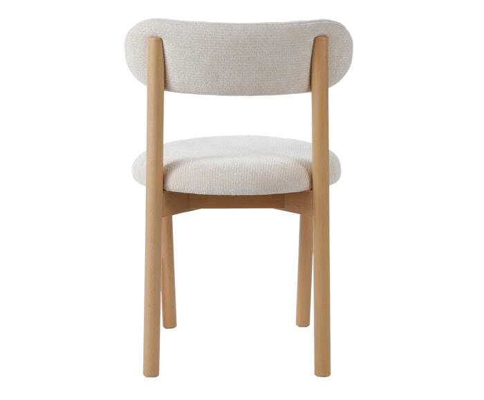 Cadeira Atria Natural e Off White image number 4