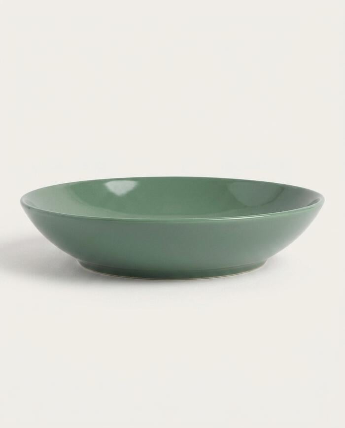 Prato Fundo Mix And Match em Porcelana Verde Salvia image number 2