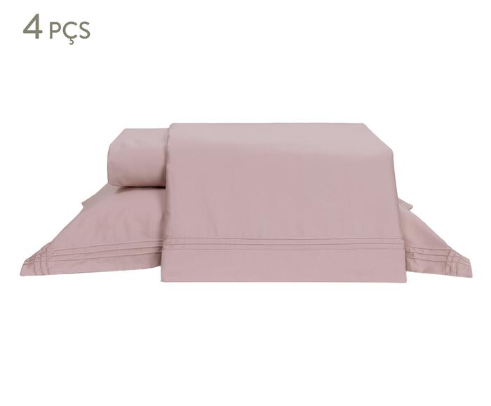 Jogo de cama Vienna - Rose image number 0