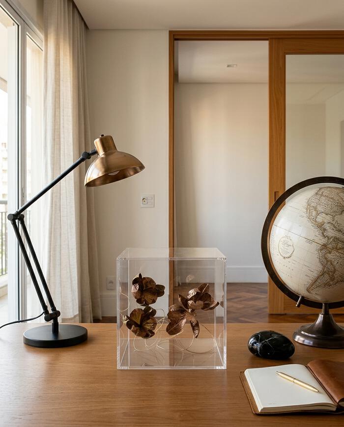 Caixa Decorativa Zeitz Bronze image number 3