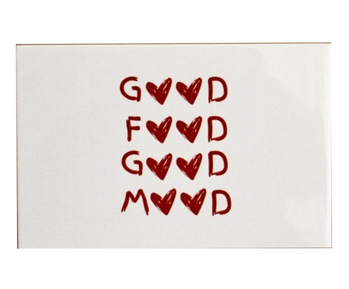 Azulejo Decorativo "Good Food Good Mood" - image 0