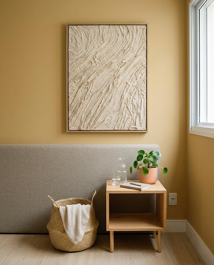 Quadro Decorativo Livelli Bege - image 1