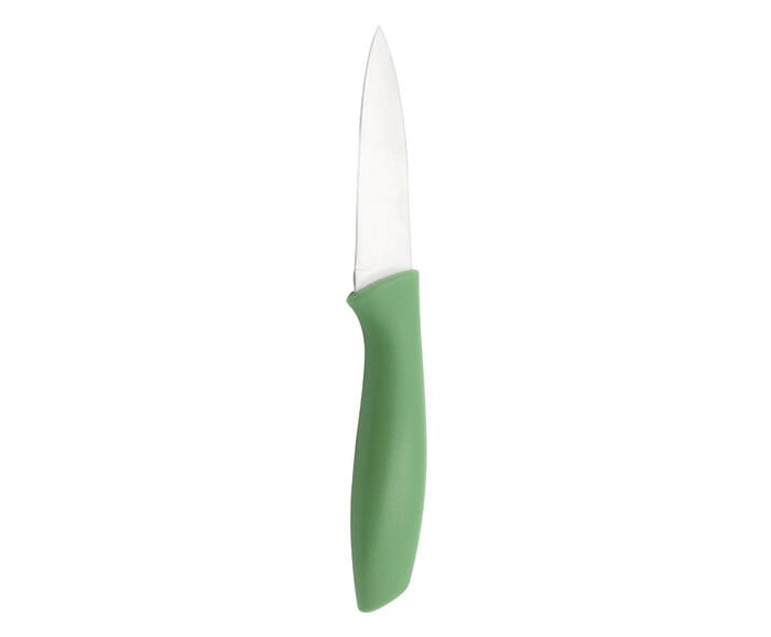 Faca em A&ccedil;o Inox com Cabo Emborrachado &Iacute;sis Verde - image 0
