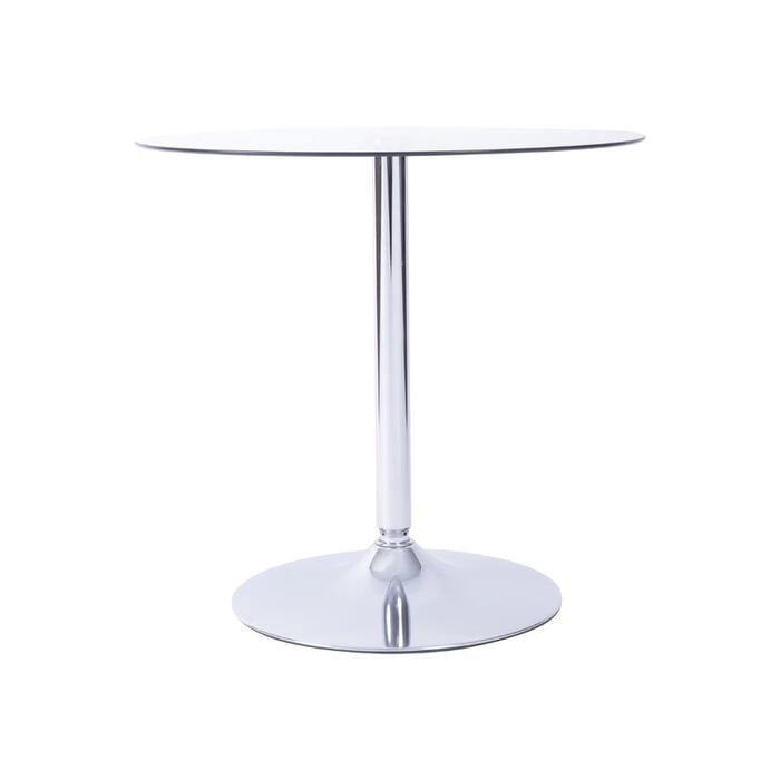 Mesa de Jantar Redonda Apollo com Tampo em Vidro - Transparente image number 1