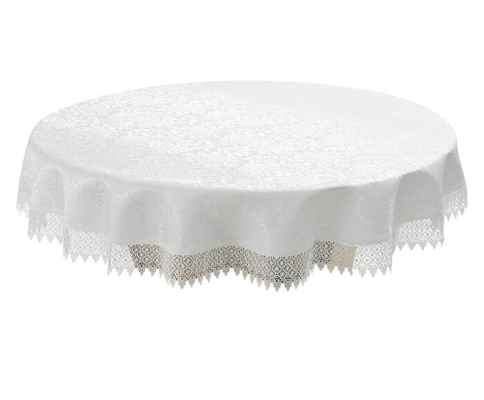 Toalha de Mesa Redonda Helm Off-White - image 1
