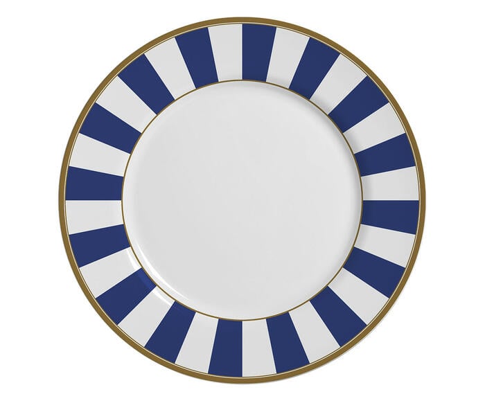 Jogo de Pratos Rasos Stripe Azul - image 0
