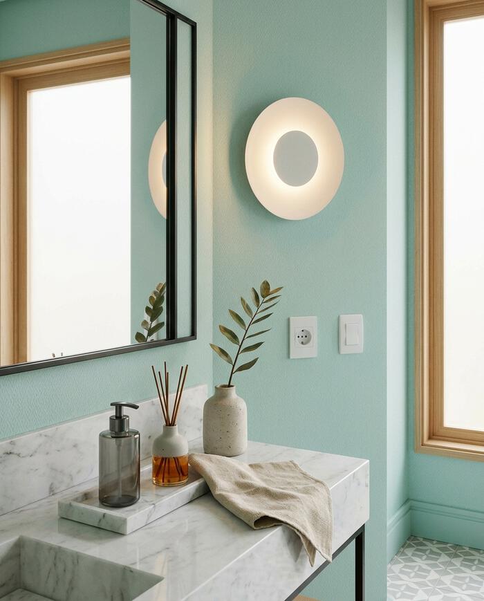Arandela Led Dot Branco Bivolt - image 1