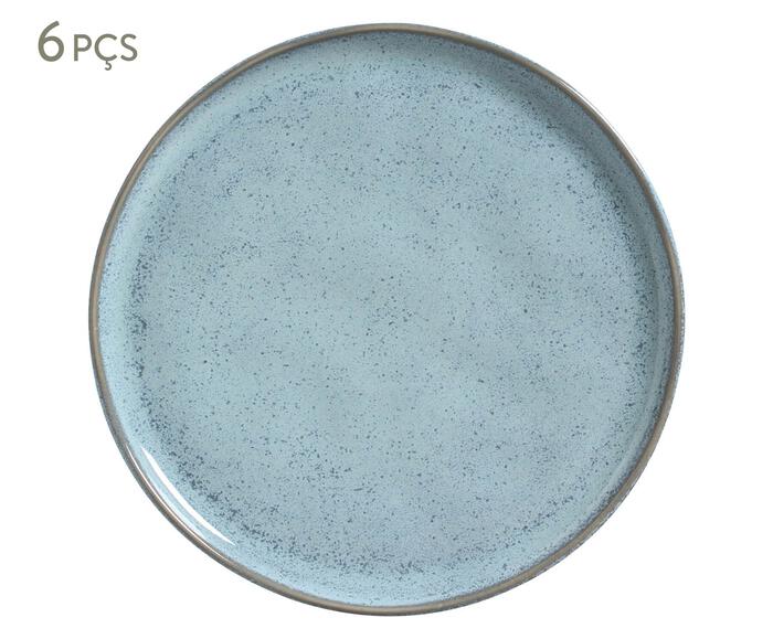 Jogo de Pratos Raso Bio Breeze Azul Claro - image 0