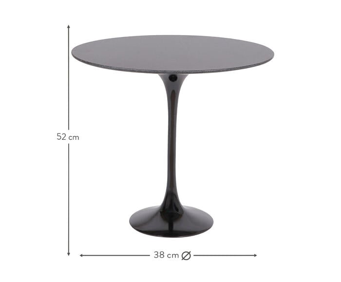 Mesa Saarinen Lateral Oval S&atilde;o Gabriel Base Preta image number 3