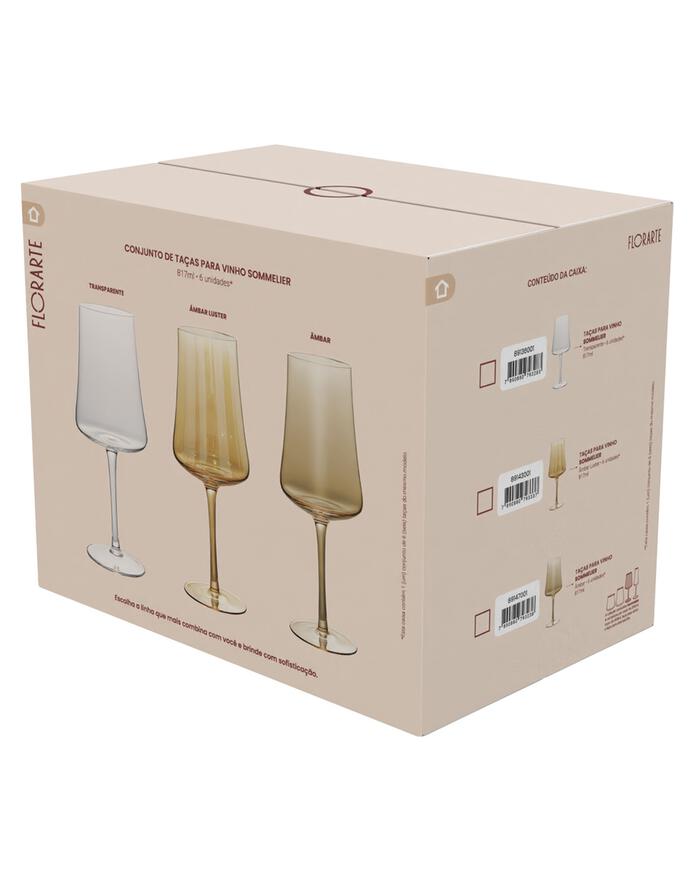 Jogo de Ta&ccedil;as para Vinho Sommelier &Acirc;mbar - image 1