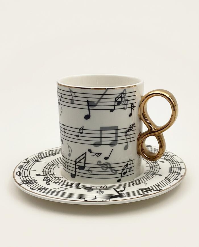 Jogo de Para Caf&eacute; Accord Musical China - image 0