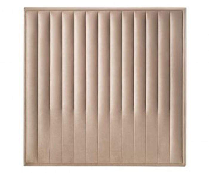 Cabeceira Painel em Veludo Vicenza Escuro - image 0