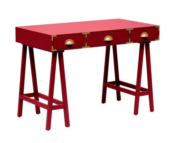 Escrivaninha Cavalete Firebrick - Vermelho image number 0