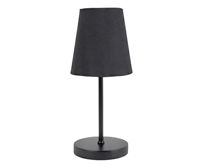 Abajur Preto C&uacute;pula Cone Preto - image 0