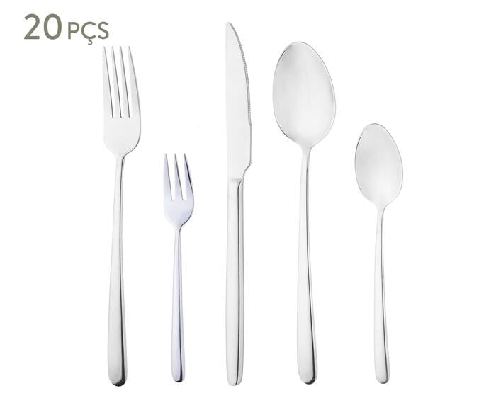 Faqueiro de A&ccedil;o Inox Viena - image 0