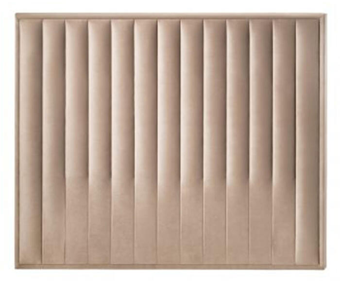 Cabeceira Painel em Veludo Vicenza Escuro - image 1