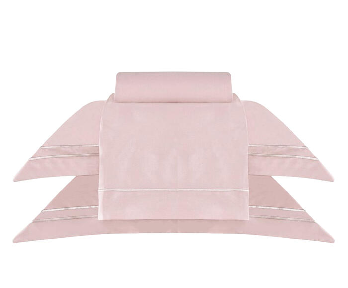 Jogo de Len&ccedil;ol Sublime Rosa Rosa - image 0
