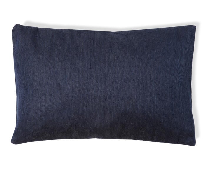 Capa de Almofada Retangular Jacquard Marais Azul Marinho image number 3