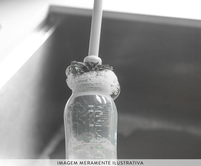 Escova de Limpeza em Silicone Flow Bege image number 2