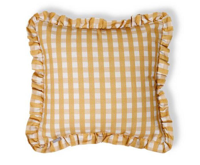 Capa de Almofada Estampada com Babados Vichy Elena - image 0