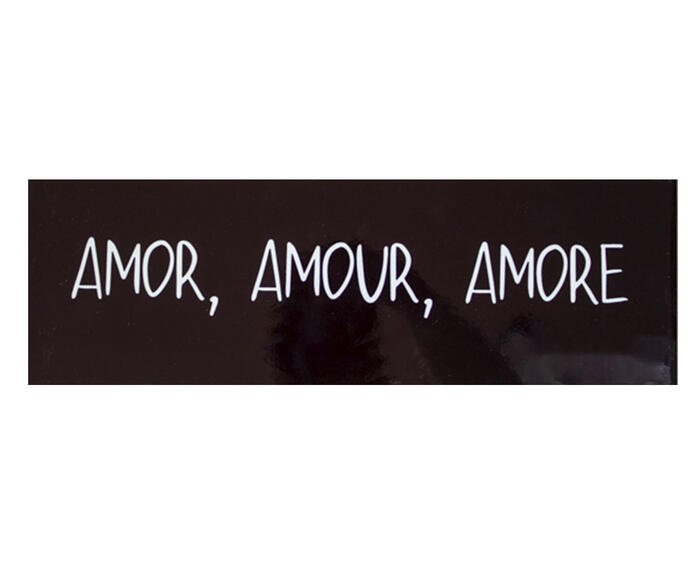 Azulejo Decorativo "Amor, Amour, Amore" - image 0