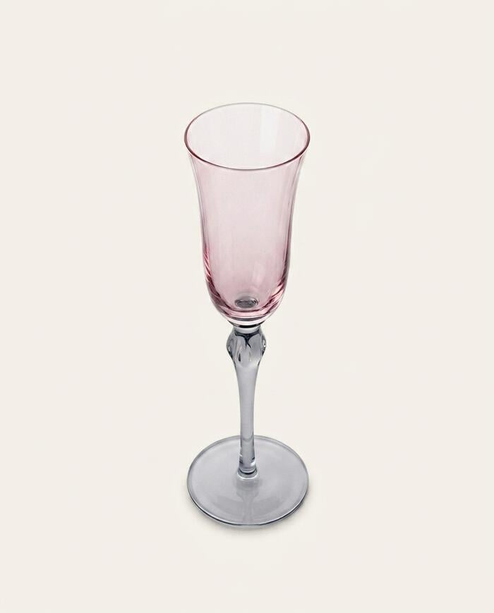 Ta&ccedil;a para Champanhe Renaissance Rosa e Cinza image number 2