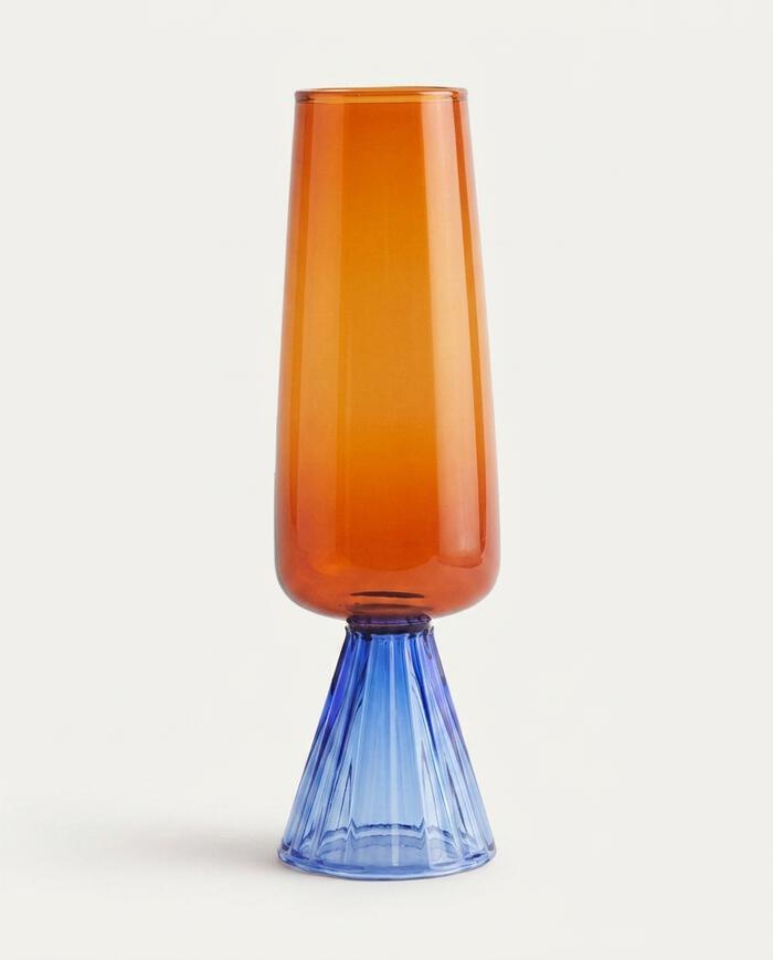 Ta&ccedil;a de Champanhe Zhou - Laranja e Azul - image 0