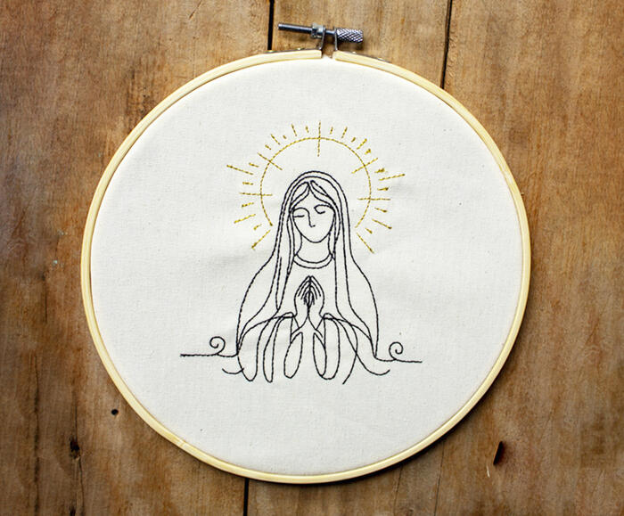 Bordado Decorativo "Nossa Senhora" - image 1