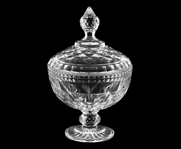 Bomboniere em Cristal Diamond Transparente image number 4
