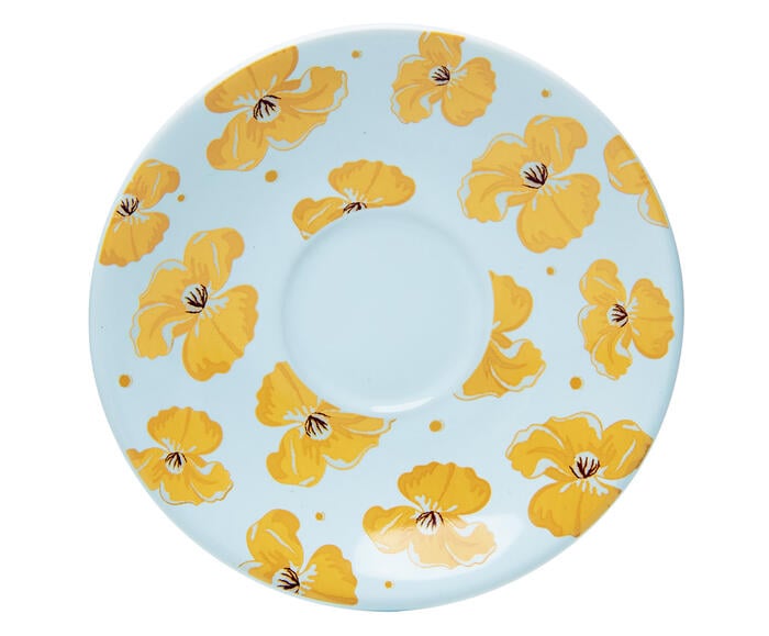 X&iacute;cara para Caf&eacute; com Pires Doce Encanto Azul Claro - image 1